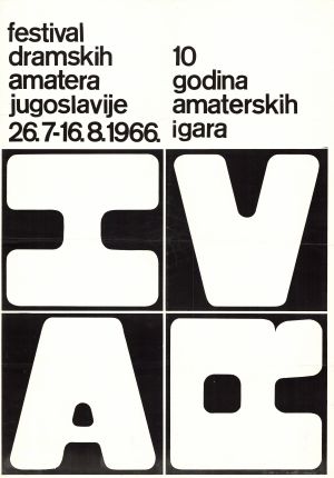MUO-027193: Festival dramskih amatera jugoslavije 1966: plakat