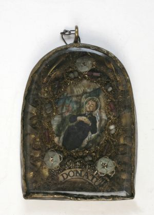 MUO-004677: Sv. Donat: relikvijar - medaljon