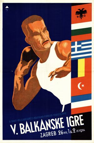 MUO-023341/02: V. balkanske igre: plakat