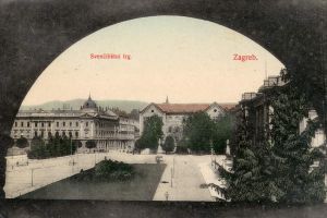 MUO-024673: Zagreb - Sveučilišni trg: razglednica