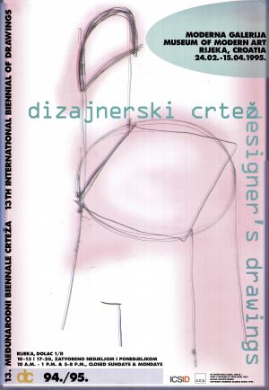 MUO-028445: dizajnerski crtež / designer's drawings: plakat