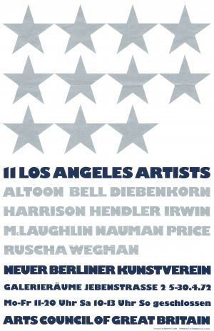 MUO-028089: 11 Los Angeles artists: plakat