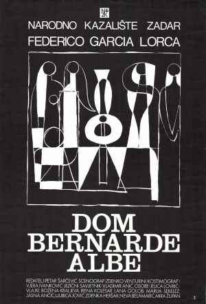 MUO-028146: Dom Bernarde Albe, Federico Garcia Lorca: plakat
