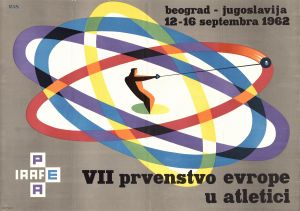MUO-028121: VII prvenstvo Evrope u atletici: plakat