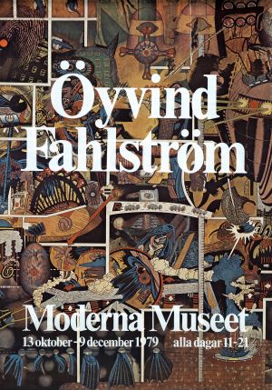 MUO-022394: Oyvind Fahlstrom: plakat