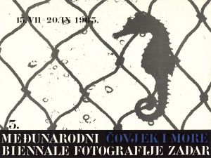 MUO-026929: Čovjek i more, 3.međunarodni biennale fotografije u Zadru 1963: plakat