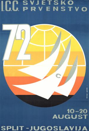 MUO-027360: I.C.C. svjetsko prvenstvo, Split 1972: plakat