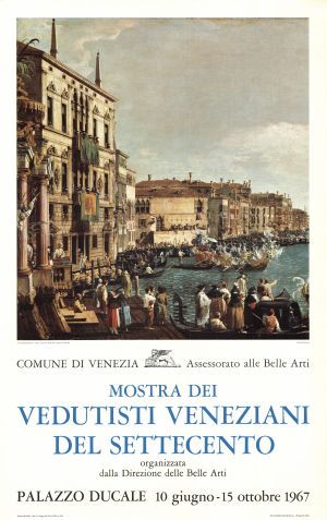MUO-027053: Mostra dei vedutisti Veneziani del settecento: plakat