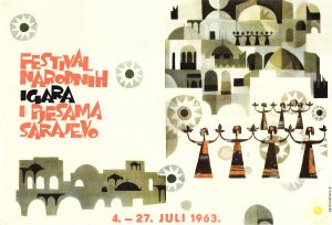 MUO-027076: Festival narodnih igara i pjesama, Sarajevo 1963: plakat
