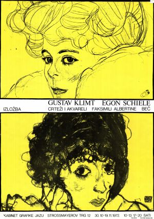 MUO-019822: Gustav Klimt  Egon Schiele: plakat