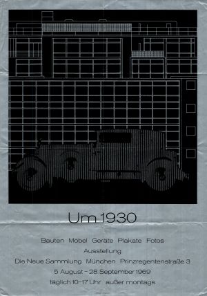 MUO-022115: Um 1930 Bauten Mobel Gerate...: plakat