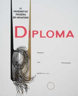 MUO-048318: Prvenstvo frizera Hrvatske: diploma