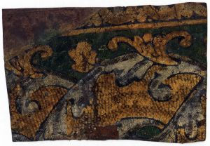 MUO-031423/01: Fragment dekorativne kože: fragment dekorativne kože