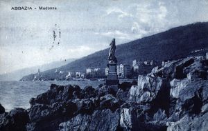 MUO-032076: Opatija - Panorama s Madonnom: razglednica