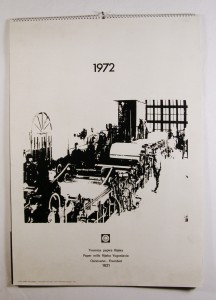 MUO-021545: 1972 Tvornica papira Rijeka: kalendar