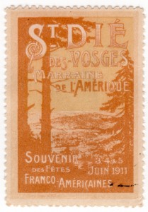 MUO-026207: St Dié des Vosges Marraine de l'Amerique: poštanska marka
