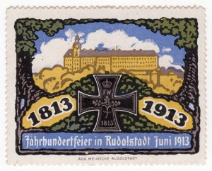 MUO-026171: 1813 1913 Jahrhunderfeier in Rudolstadt Juni 1913.: poštanska marka
