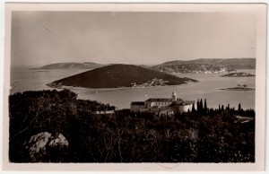 MUO-055467: Franjevački samostan na otoku Badiji kod Korčule: razglednica