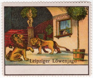 MUO-026126/05: Leipziger Löwenjagd: poštanska marka