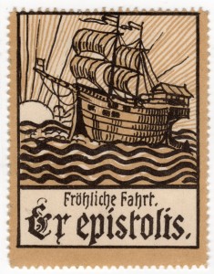 MUO-026136/01: Fröhliche Fahrt Er epistolis.: poštanska marka
