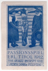 MUO-026133/07: Passionsspiel erl. Tirol 1912.: poštanska marka