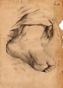 MUO-029851: Studija stopala: crtež
