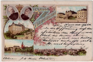 MUO-035999: Austrija - Altenburg; Panoramske sličice: razglednica