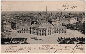 MUO-037801: Beč - Burgtheater: razglednica