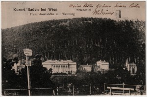 MUO-036028: Austrija - Lječilište Baden kod Beča: razglednica