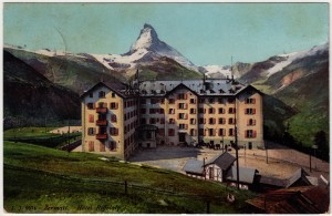 MUO-036152: Švicarska - Zermatt; Hotel Riffelalp: razglednica