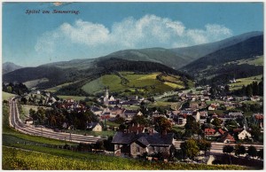 MUO-034798: Austrija - Spital; panorama: razglednica