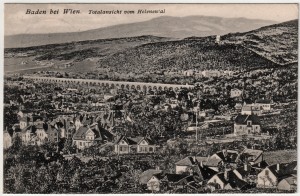 MUO-035124: Austrija - Baden; Panorama: razglednica
