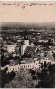MUO-034213: Baden kod Beča - Panorama: razglednica