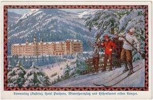 MUO-034807: Austrija - Semmering; Skijalište: razglednica