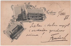 MUO-008745/1401: Krakow - Tri gradska pogleda: razglednica