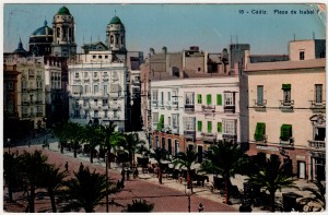 MUO-008745/1470: Španjolska - Cadiz; Trg Isabele II: razglednica