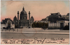 MUO-034522: Beč - Karlskirche: razglednica