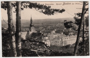 MUO-034214: Baden kod Beča - Panorama: razglednica