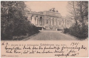 MUO-033965: Beč - Schönbrunn;  Glorijet: razglednica