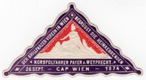 MUO-026098/11: Nordpolfahrer Payer v. Weyprecht CAP WIEN: poštanska marka