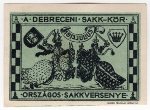 MUO-026214/03: A Debreceni sakk-kör orszagos sakkversenye: poštanska marka