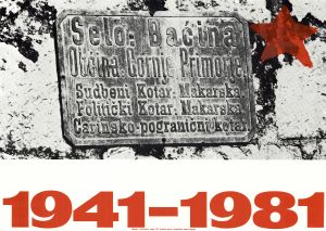 MUO-052257: Selo Baćina: 1941-1981: plakat