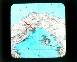 MUO-035127/14: Mapa Isthmusa u Panami: dijapozitiv