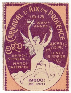 MUO-026325: Carnaval d' Aix en Provence 1913.: marka