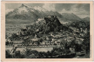 MUO-034846: Austrija - Salzburg; Panorama: razglednica