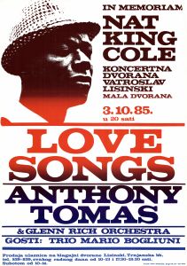 MUO-052372: Love songs: Anthony Tomas: plakat