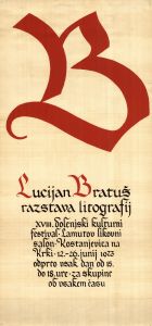 MUO-052495: Lucijan Bratuš: plakat