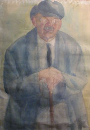 MUO-000104: Portret dr. Šulentića (oca): slika