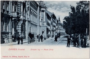 MUO-032505: Zagreb - Zrinjski trg: razglednica