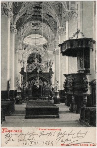 MUO-035082: Austrija - Mariazell; Unutrašnjost crkve: razglednica